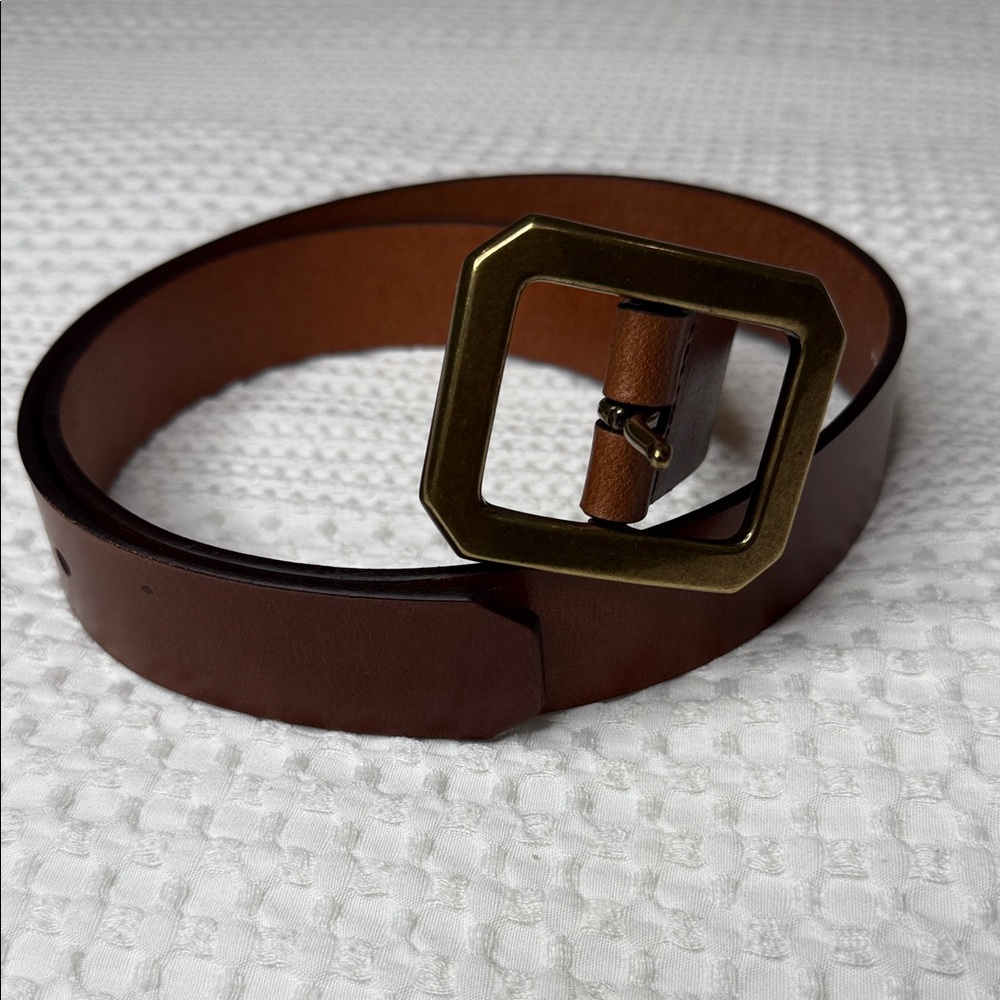 Fossil Hex Buckle Brown The Iconic Leather Belt